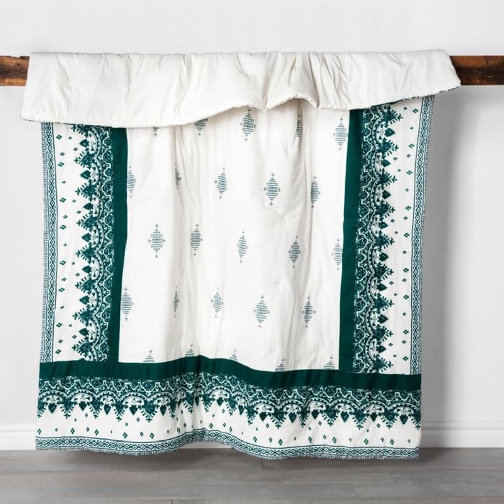 🆕 Ornamental Border Comforter Set TWIN XL